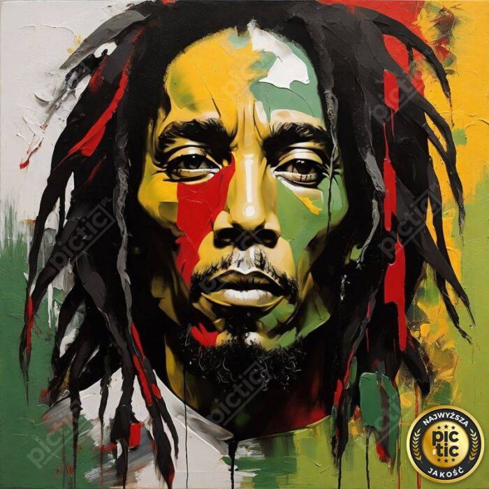 Obraz Bob Marley Duch Jamaiki - obraz do salonu, sypialni, biura, na prezent